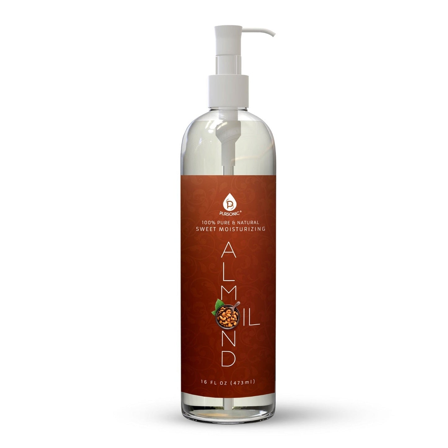 100% Pure & Natural Sweet Almond oil 16 Oz.