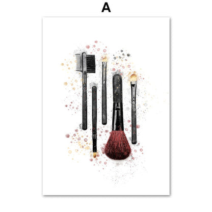 Watercolor Vogue Makeup Eyelash Salon