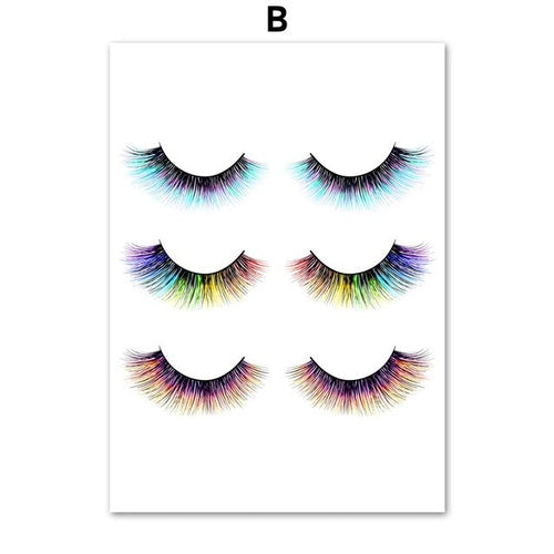 Watercolor Vogue Makeup Eyelash Salon