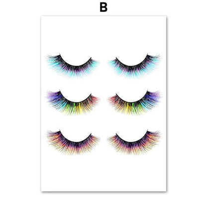 Watercolor Vogue Makeup Eyelash Salon
