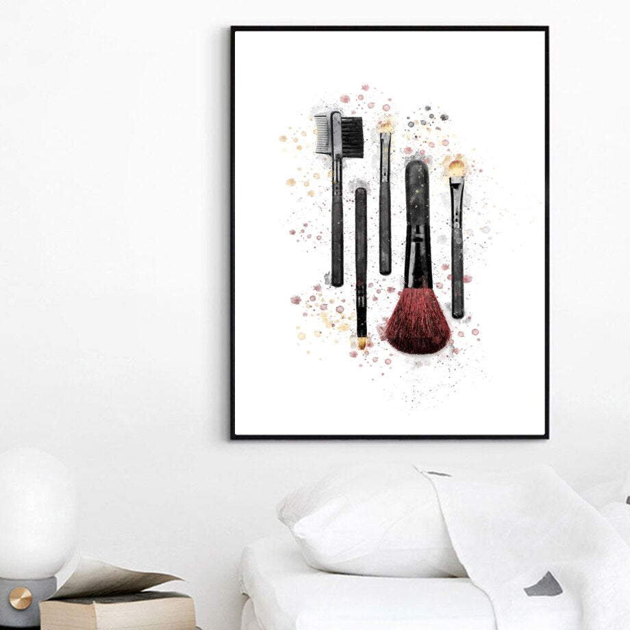 Watercolor Vogue Makeup Eyelash Salon
