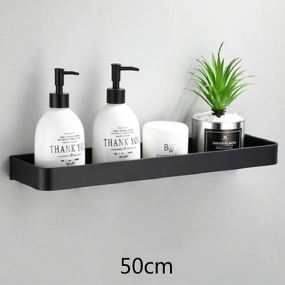 Bathroom Shelf No Drill Organizer Shower Storage Rack Black Corner