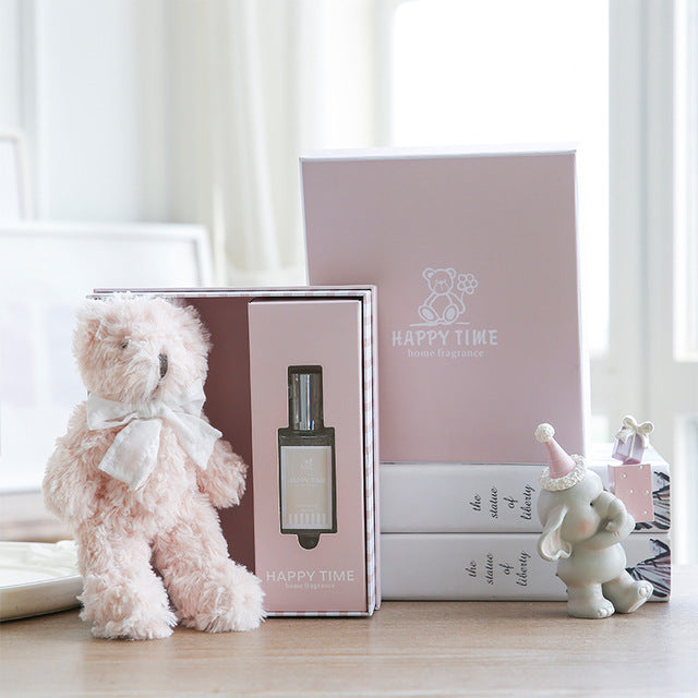 1 Set Essential Oil Plush Bear With Gift Box
